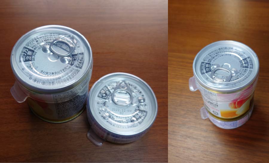 リドリンクなら、350mlや500mlなどの飲料缶にかぶせて冷蔵庫で保存可能。